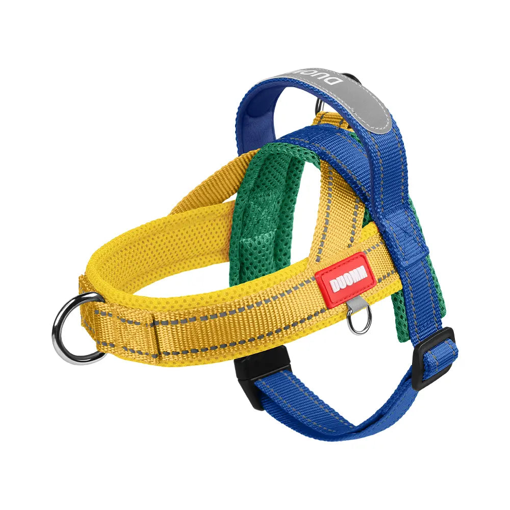 Y-Shaped Harness/Dog Leash, Vest-Style Protection, Soft and Breathable, Won'T Constrict the Neck, Leash for Small to Medium-Sized Dogs, Anti-Pull Design, Reflective, Suitable for All Sizes.