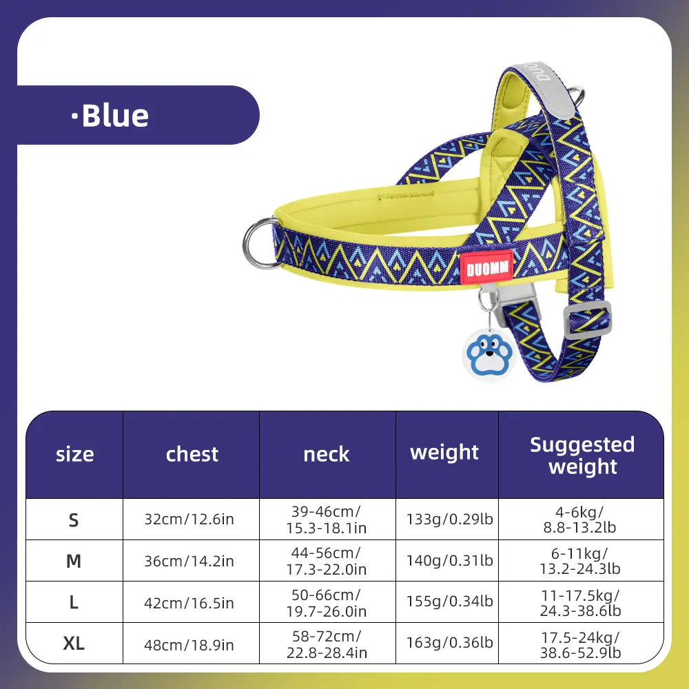 Y-Shaped Harness/Dog Leash, Vest-Style Protection, Soft and Breathable, Won'T Constrict the Neck, Leash for Small to Medium-Sized Dogs, Anti-Pull Design, Reflective, Suitable for All Sizes.