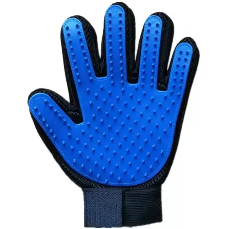 2 in 1 Pet Grooming Glove Brush Hair Remover Massage Comb for Dogs and Cats Efficient Shedding Fur Removal Pet Care Accessory