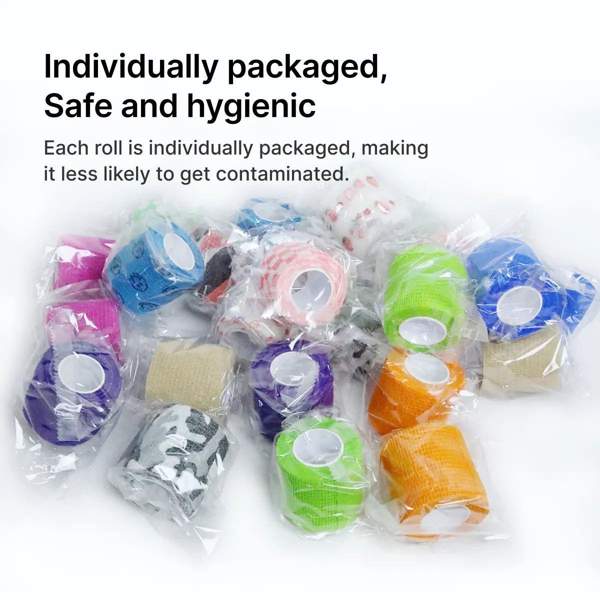 Disposable Dog Shoes, 24 Rolls! More Rolls, Better Price. Super Strong Adhesive, Waterproof & Stain-Resistant, Highly Elastic and Comfortable, Convenient and Hygienic. Universal Design for Indoor & Outdoor Use. for Dogs & Cats under 20 Lbs
