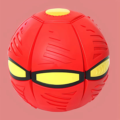 Pet Flying Saucer Ball Magic Outdoor Throw Disc Ball for Kids and Dog Interactive Pet Training Sports Game Supplies UFO Pets Toy
